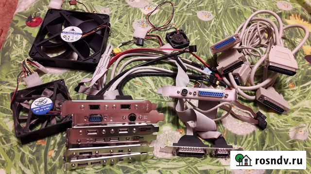 Шнуры, разветвители и вентиляторы для системного б Липецк - изображение 1