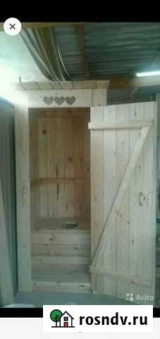 Туалет деревяный новый Ленинградская - изображение 1