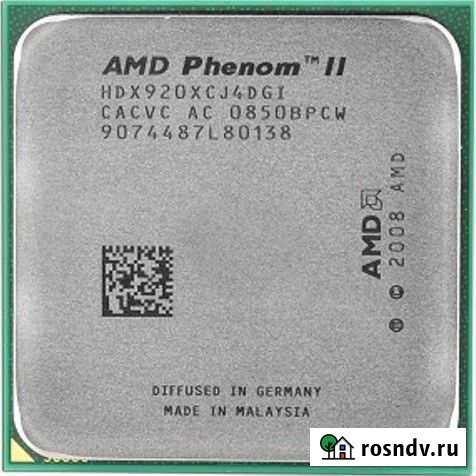 Б/у процессор сокет Am2+ AMD Phenom II X4 920 - HD Краснодар - изображение 1