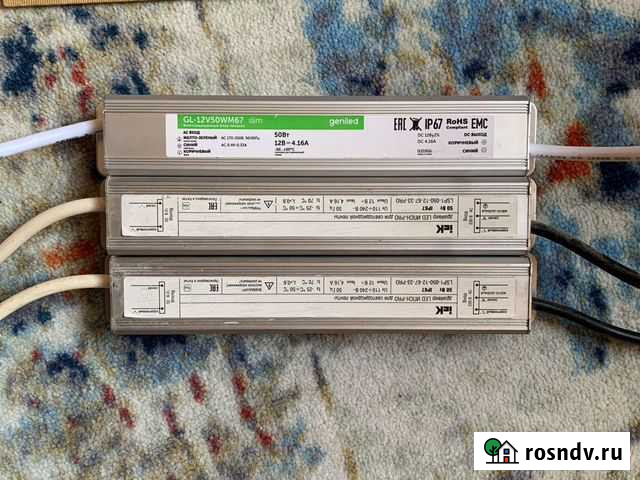 Блок питания led 12в 50ватт ip67 Краснодар - изображение 1