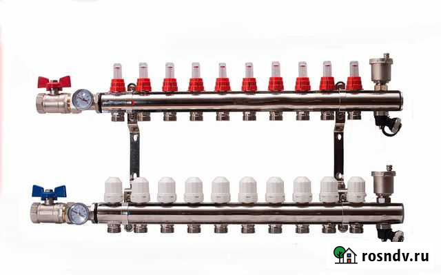 Коллекторы для трубы теплый пол распродаем наличие Енисейск - изображение 1
