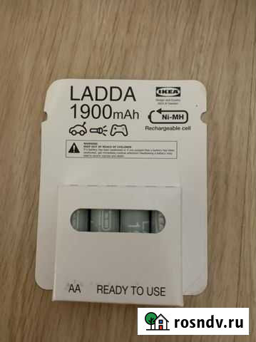 Ladda 2450mAh Аккумуляторная батарейка, HR06 AA Новосибирск - изображение 1
