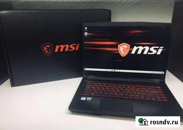 Msi GF65 2060 rtx 16 гб озу Благовещенск - изображение 1