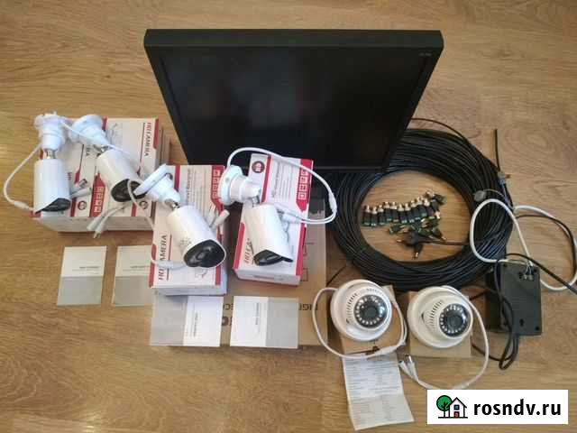 Комплект видеонаблюдения Шесть 2Мп камер Киров - изображение 1