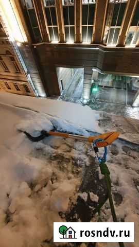 Очистка кровли от снега и наледи промальп Москва - изображение 1
