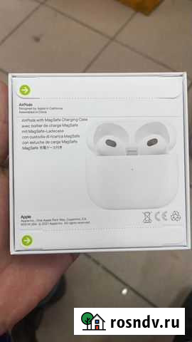AirPods 3 новые оригинал Ижевск - изображение 1