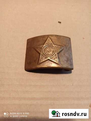 Пряжка солдатская СССР Палех - изображение 1