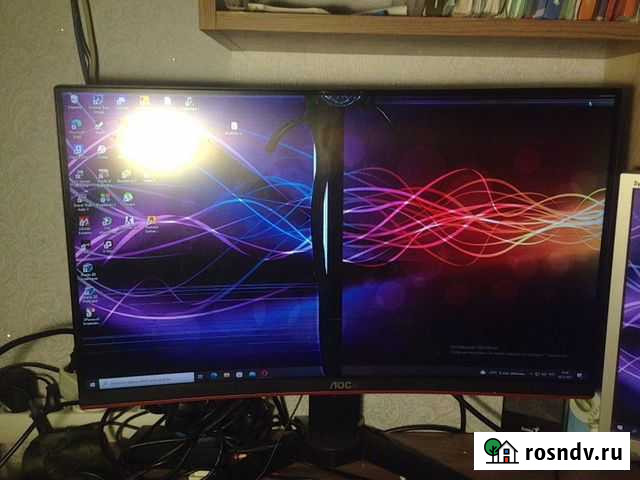 2 монитора Aoc c24g1 и samsung 920nw Гатчина - изображение 1