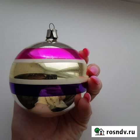 Шар глинка елочная игрушка СССР Набережные Челны - изображение 1