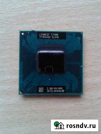 Процессор Intel Core 2 Duo T7300 2,0 GHz Socket P Брянск - изображение 1
