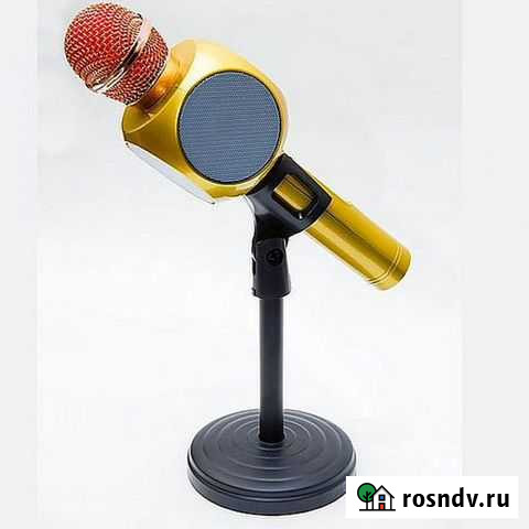 Микрофон караоке 1816 ws золотой Нижний Новгород - изображение 1