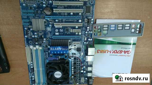 Материнская плата am3 ga 870a USB 3.0 Калининград - изображение 1