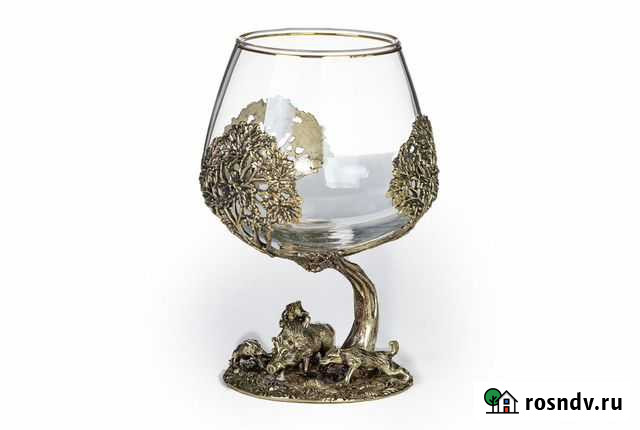 Бокалы охота: Волк, лось, кабан, медведь Луга - изображение 1