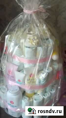 Тортики из памперсов Новомосковск - изображение 1