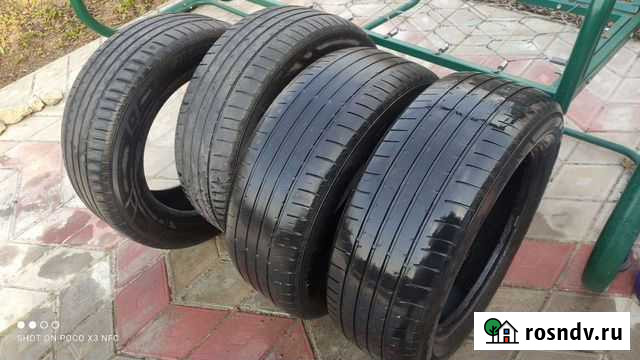 Летняя резина б/у r17 Ступино - изображение 1