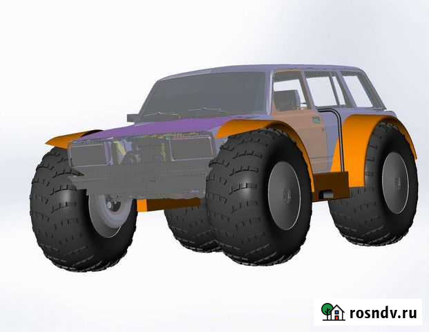 Вездеход - болотоход на базе ваз-иж Нефтекамск - изображение 1