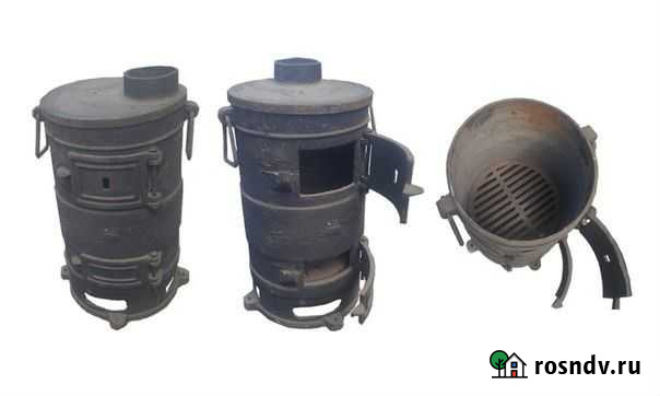 Печь чугунная буржуйка (армейская) Кемерово - изображение 1