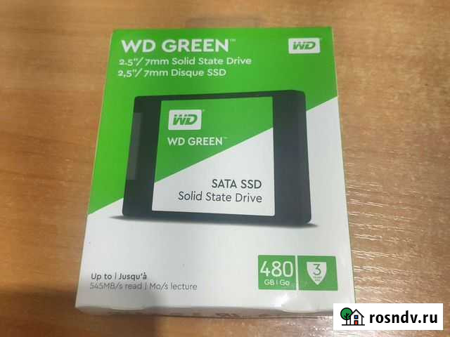 SSD WD green 480 GB новый Ставрополь - изображение 1