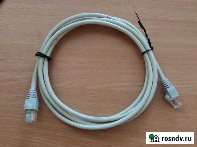 Патч-корд,5e,4 пары,до 1 Гб/с,обжимка,цена за 1 м Новокузнецк - изображение 1