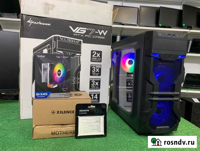 Игровой пк 8 ядер,16 гб озу, Видеокарта 4 гб Ишимбай - изображение 1