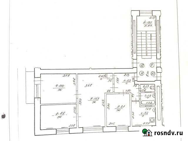 4-комнатная квартира, 59 м², 3/5 эт. на продажу в Черняховске Черняховск - изображение 1