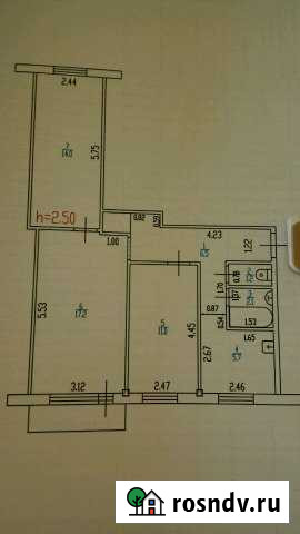 3-комнатная квартира, 57 м², 5/5 эт. на продажу в Заринске Заринск - изображение 1