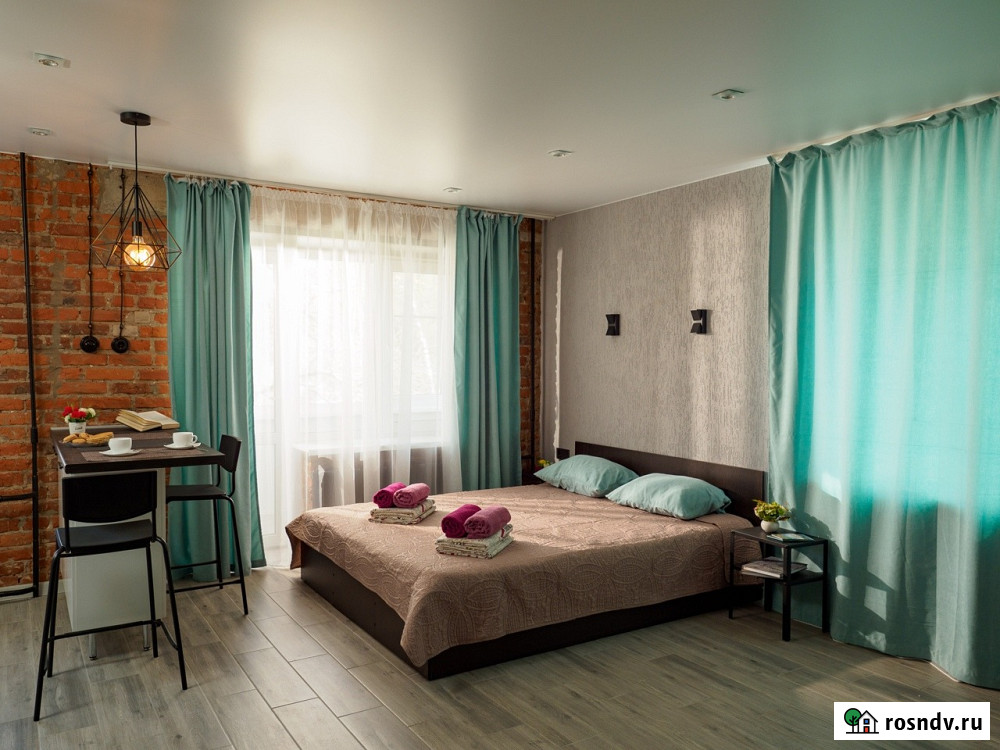 Квартира-студия, 32 м², 2/5 эт. в аренду посуточно в Смоленске Смоленск - изображение 1