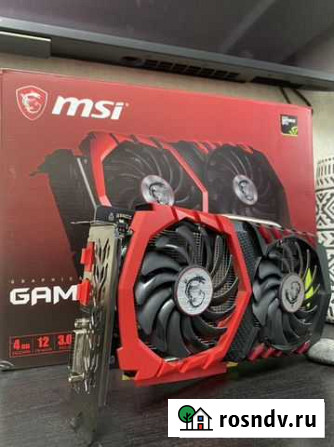 Карта для игрушек Msi Gtx 1050 ti Абакан - изображение 1