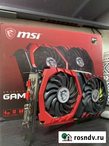 Карта для игрушек Msi Gtx 1050 ti Абакан - изображение 1