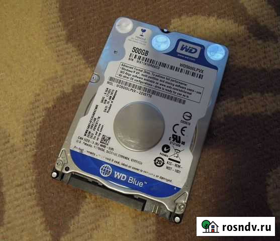 Wеstern Digital Blue \ 500GB \ 2.5 \ 8MB Cache Санкт-Петербург - изображение 1