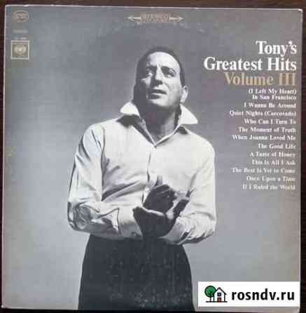 LP Tony Bennett Tonys Greatest Hits Volume III Барнаул