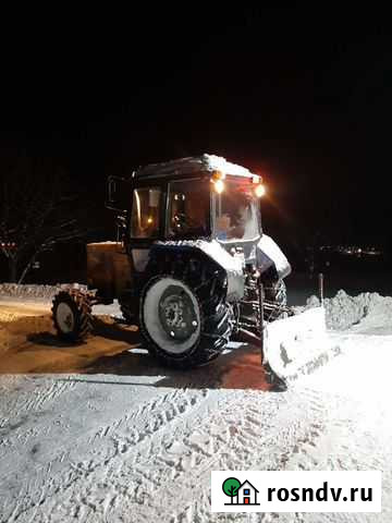 Чистка снега Мтз 82 Кадников - изображение 1