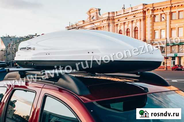 Белый глянцевый автобокс Terra Drive 480 Воронеж - изображение 1