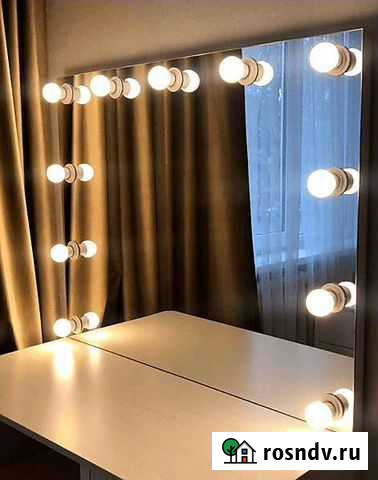 Зеркало для визажиста и бровиста без рамы «арт 10» Ростов-на-Дону - изображение 1