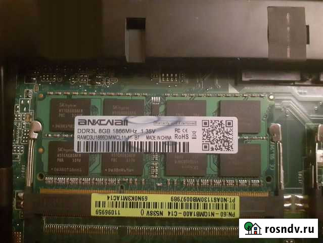 Sodimm DDR3 8Gb 1866мгц. Новая Калининград - изображение 1