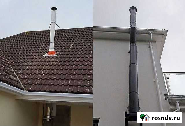 Дымоходы сэндвич на котлы и печи Шкуринская - изображение 1