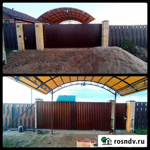 Откатные ворота Вологда - изображение 1
