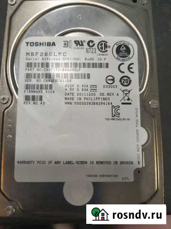 Toshiba SAS 600GB MBF260LRS Химки - изображение 1
