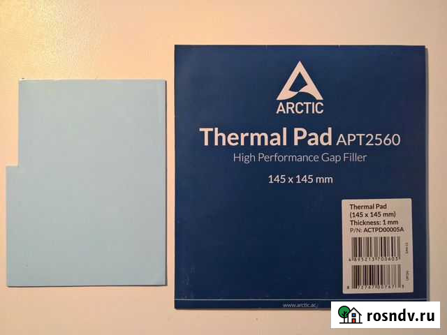 Термопрокладка arctic Thermal Pad 145x145x1.0мм AC Аксай - изображение 1