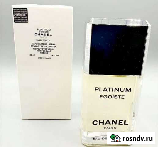 Tester Chanel Egoiste Platinum 100ml Петропавловск-Камчатский - изображение 1