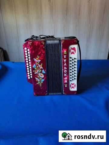 Гармонь Тульская 301м возм обмен на Цельнопланочну Полысаево - изображение 1