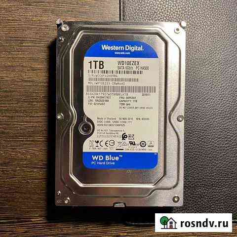Жесткий диск 1Тб WD Blue Новый Саранск