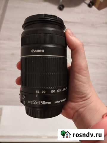 Объектив canon ef s 55 250mm Омск - изображение 1