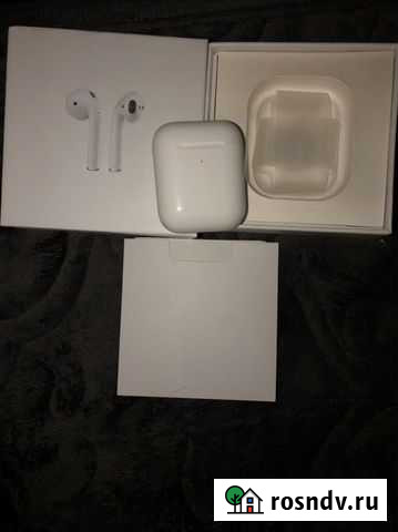Наушники apple airpods 2 оригинал Челябинск - изображение 1