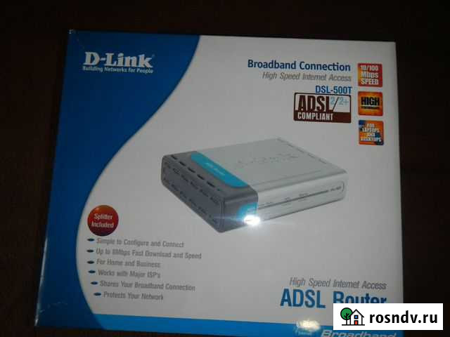 Роутер adsl / Модем adsl D-Link DSL-500T Кохма - изображение 1