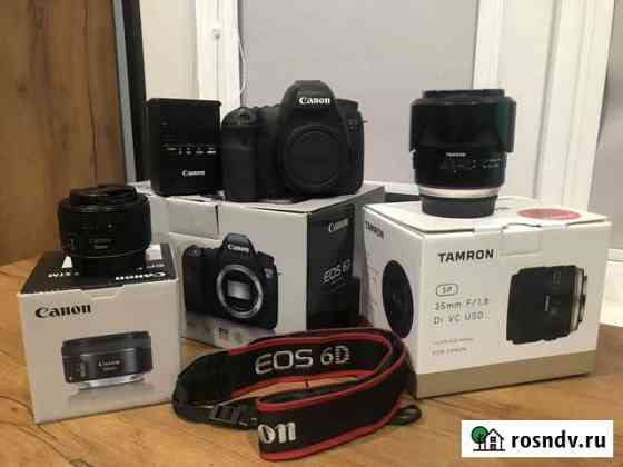 Зеркальный фотоаппарат canon 6d + 2 объективы Екатеринбург