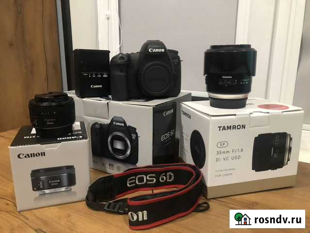 Зеркальный фотоаппарат canon 6d + 2 объективы Екатеринбург - изображение 1