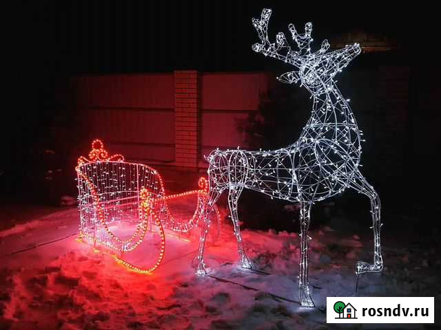 Новогодние световые фигуры и надписи Пенза - изображение 1