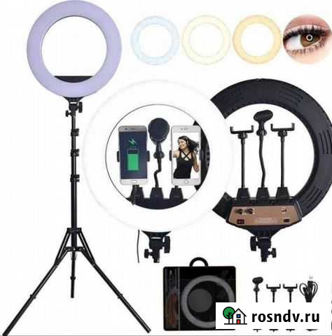 Профи лампа 46 см + штатив, + сумка. Новая Хабаровск - изображение 1