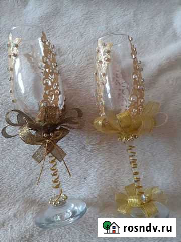 Офрмление свадебных бокалов Кинешма - изображение 1
